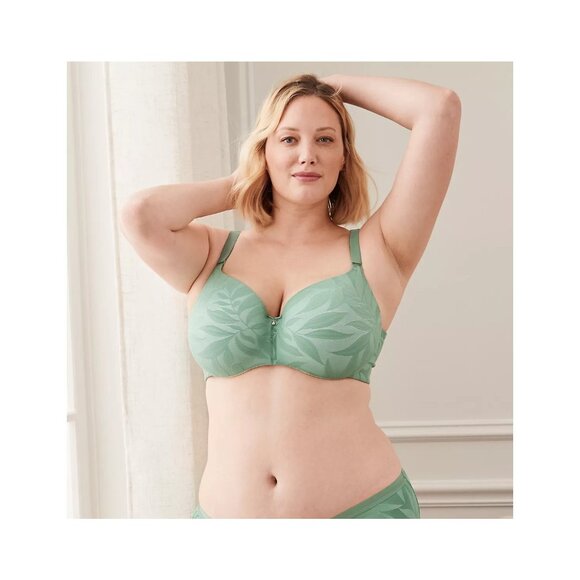 Lane Bryant Invisible Lace Backsmoother Lightly Lined Balconette Bra 50DD - Picture 1 of 5